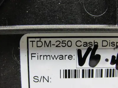 Triton TDM-250 Cash Dispensing Mechanism W/V6-46 Firmware