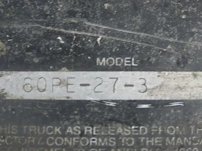 Crown 60PE-27-3 Pallet Jack Rear Drive Assembly Wheel Motor Column