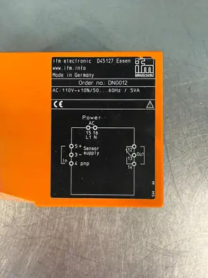 Ifm Electronic DN0012 N600 Netzteil 110Vac (7.2.3)