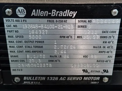 USED ALLEN BRADLEY 1326ABB410G21X13
