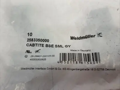New | in-Stock Weidmüller Cable Sealing Grommet CABTITE BSE SML GY 10-PACK Misc Electrical & Power Parts Michigan US | Maverick Industrial Sales #1413519