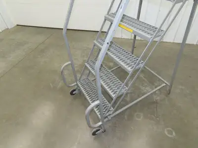 PW Platforms N/A Rolling Ladder 5 Step 14" Work Platform 50" Top Step