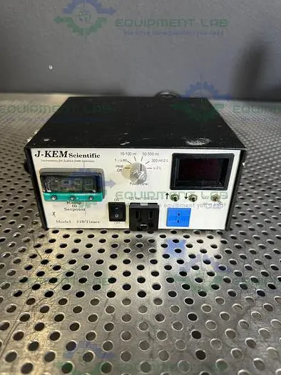 Used J-KEM SCIENTIFIC 210 TIMER TEMPERATURE CONTROLLER 120 VAC, 1200 WATTS Temperature Controls | Equipment Lab #486476