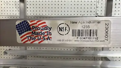 New | in-Stock New Age Used New Age 1235 35"H Mobile Can Rack w/ (54) #10 or (72) #5 Capacity - STS Food Storage & Transportation Illinois US | Falcon Restaurant Supply #1373588