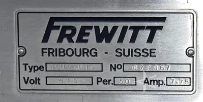 Used FREWITT MGH5 FitzMills California US | Star Industries #1255502