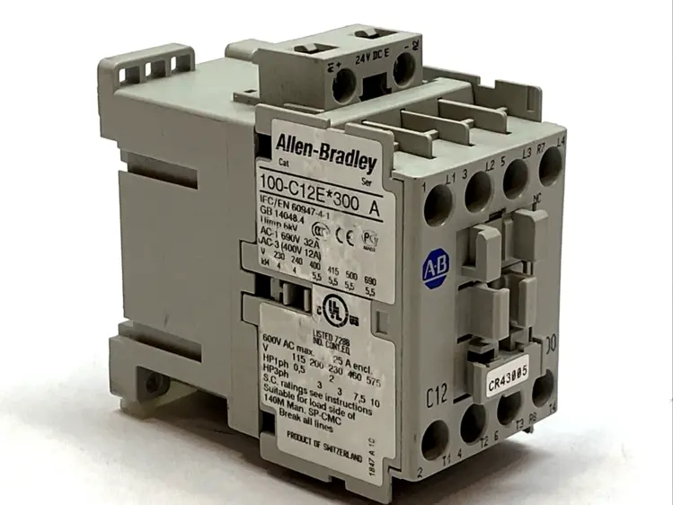 Used ALLEN-BRADLEY SER. A CONTACTOR 12A 4-POLE PLC Contactors Michigan US | Maverick Industrial Sales #1092795
