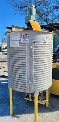USED BRIGHTON 275 GALLON SST JACKED TANK