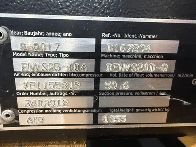 Used GARDNER DENVER ES20D Air Compressors (Misc) California US | Heavy Wall Consulting #1547779