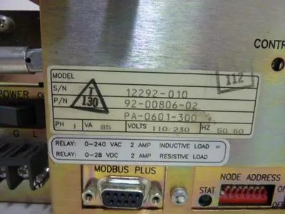 USED MODICON 92-00806-02