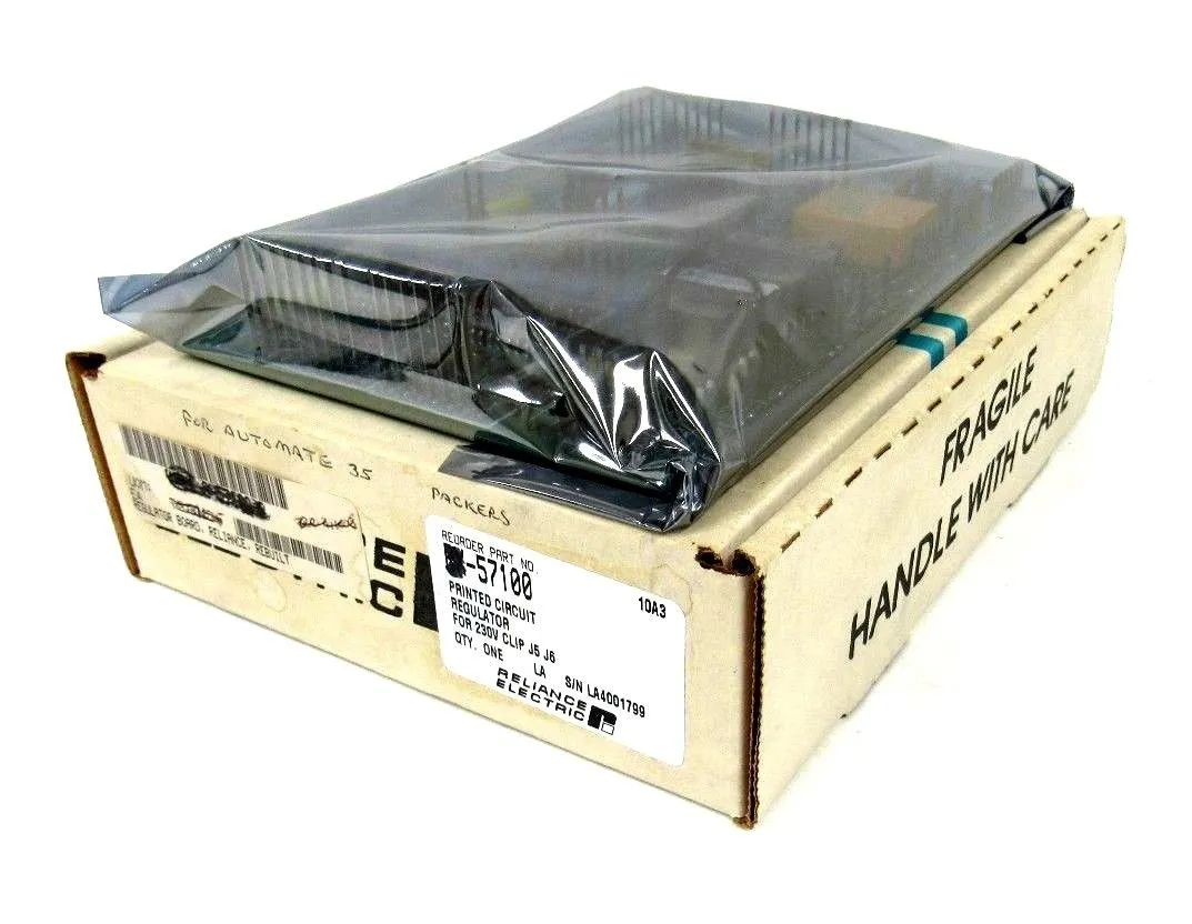 REFURBISHED RELIANCE ELECTRIC 57100 CIRCUIT BOARD 0-57100