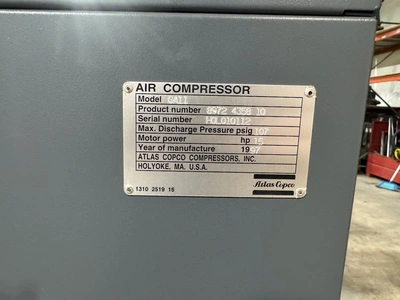 1997 ATLAS COPCO GA11 Air Compressor | K.B. Industries LLC (8)
