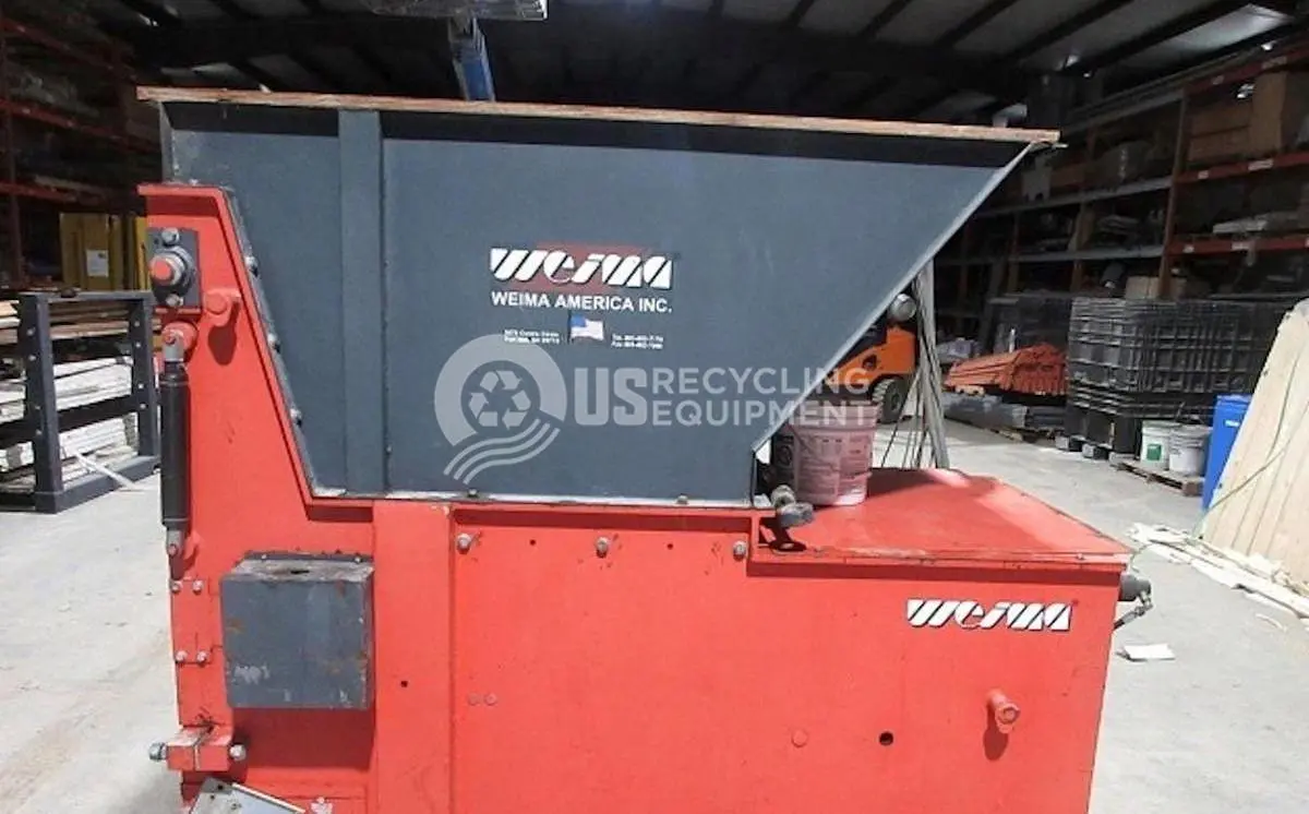 Used 2005 WEIMA WLK10 50HP SINGLE SHAFT SHREDDER Shredders Ohio US | US Recycling Equipment #1306970