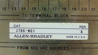 Allen Bradley 2706-NG1 Dataliner Input Module Series A Used