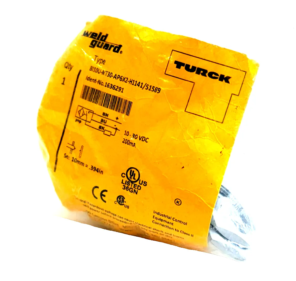 NEW TURCK BI10U-MT30-APA6X2-H1141/S1589 INDUCTIVE SENSOR 1636291