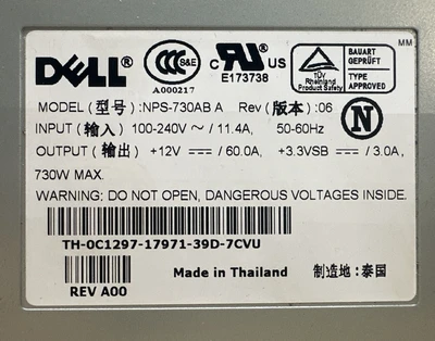 USED Dell TH-0C1297-17971-36L-650C