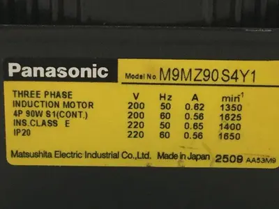 Used PANASONIC RWM-009-30-10-0C Motors (misc) Michigan US | Ideal Machinery #1293332