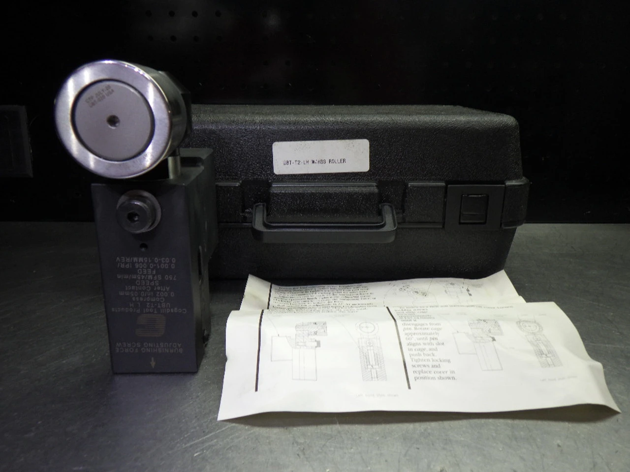 UBT Single Roll (HSS) Burnishing Tool UBT-T2 L.H. / UBT-015 (Roller) (LOC690)