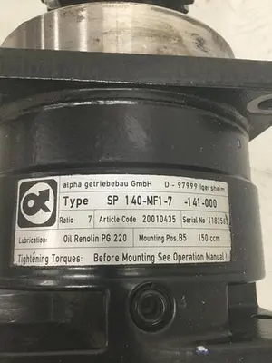 USED SIEMENS 1FK6083-6AF71-1TH0 WG