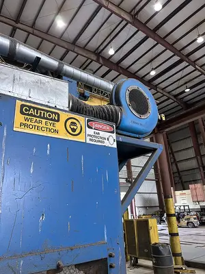 Used 2010 Wheelabrator 6 ft x 36 in Conveyor Blaster Finishing Machines Illinois US | Machine Tool Bids #1295426