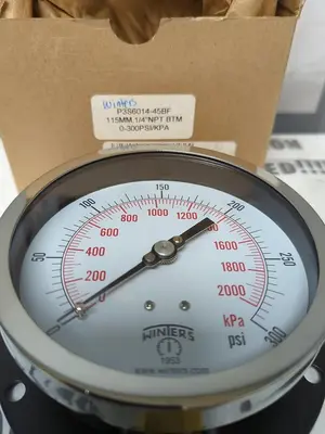 New | in-Stock WINTERS P3S6014-45BF Universal Pressure Meters Ohio US | Surplus Asset Holdings #1234419