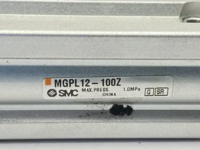 MGPL12-100Z | SMC  Pneumatic Guided Cylinder 12mm Bore 100mm Stroke -  Used