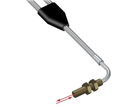 Banner Engineering BAT23S 17222 Fiber Optics, Diffuse-Reflective System, Length 1m [New]