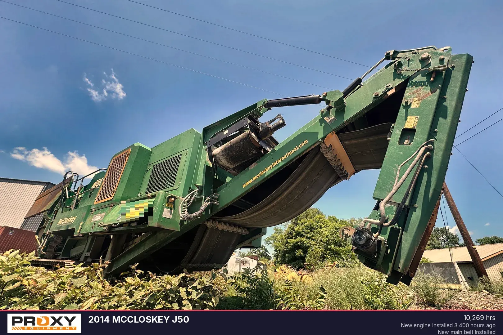 Used 2014 MCCLOSKEY J50 Jaw Crushers Pennsylvania US | Proxy Equipment #1385101