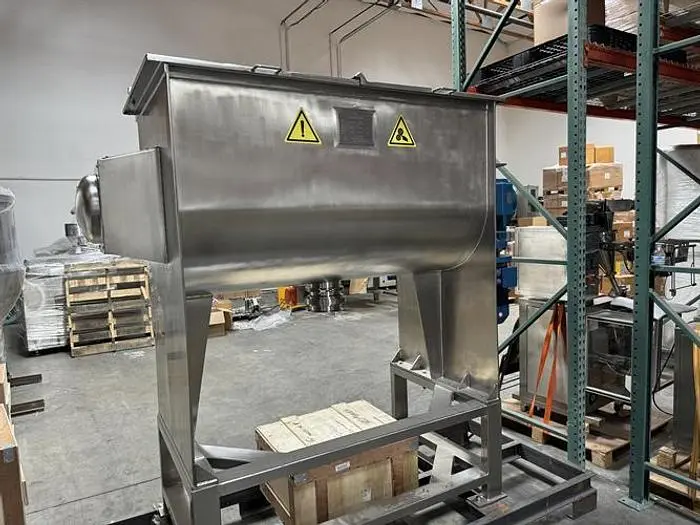 New NEC 50 Cu Ft Stainless Steel Double Ribbon Blender