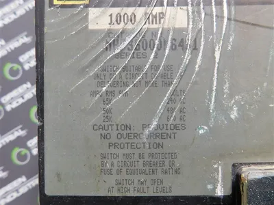 Square D MHP36000M6451 Molded Case Switch 600 VAC Damaged Handle See Pics Used