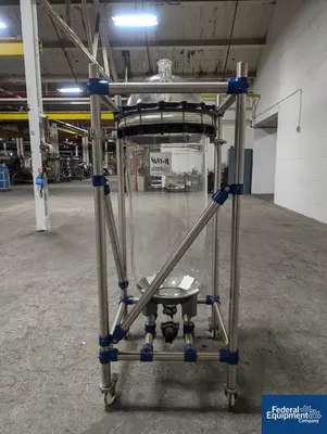 USED QVF 100 Liter QVF Glass Vacuum Receiver