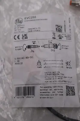 LOT OF 5 - NEW IFM EVC255 Cable - STOCK H1397