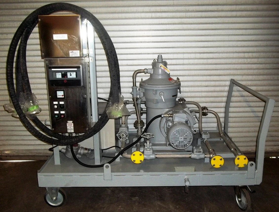 Mitsubishi OP-1000 XP oil purifier skid.