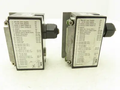 Sick 2 027 171 Optic Scanner Head Plug Connector Module Lot of 2