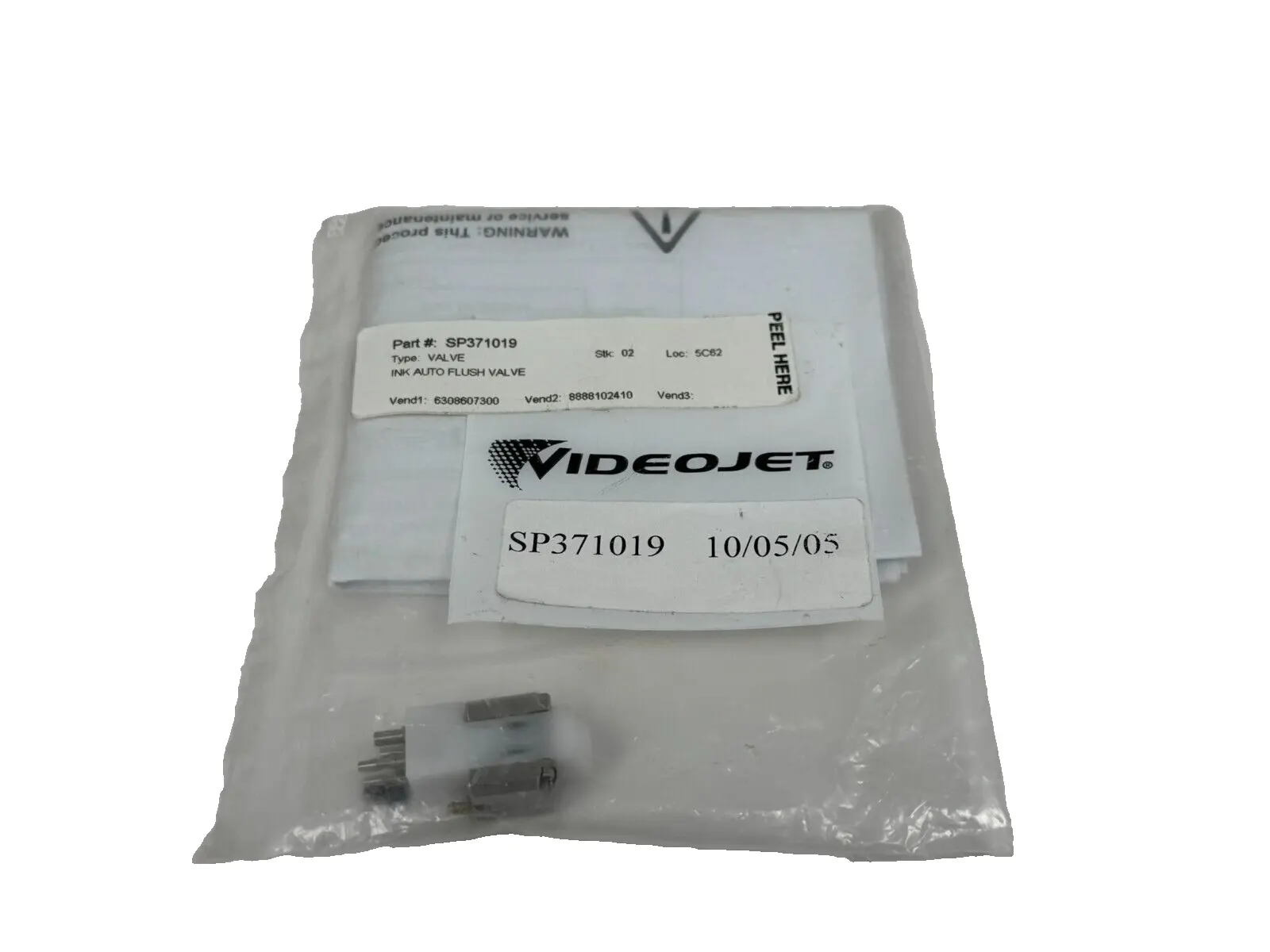 NEW VIDEOJET SP371019 AUTOFLUSH VALVE
