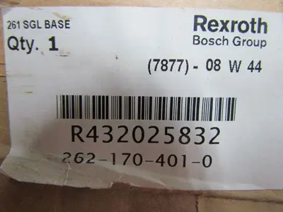 New | in-Stock REXROTH BOSCH _UNKNOWN_ Miscellaneous MRO | Arrow Industrial #649054