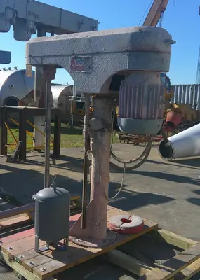SPC8574  Mixer and Blender 25 hp Cowles disperser, air over oil lift, variable speed drive