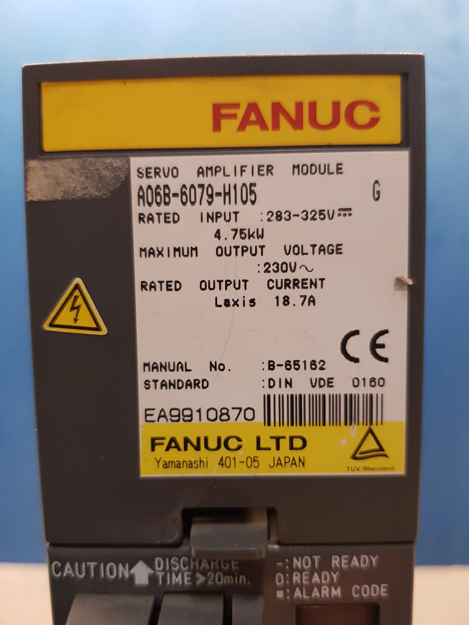 (REF 251) FANUC SERVO AMP A06B-6079-H105