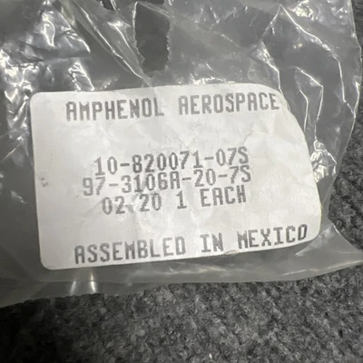 New | in-Stock Amphenol 97-3106A-20-07S Electrical Fittings California US | Davliegogo LLC #1705627