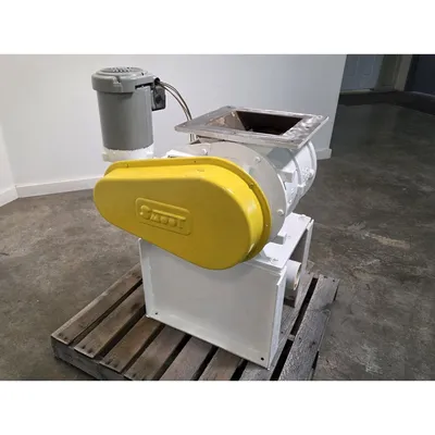 Used 10" Square Smoot Rotary Valve w/ Blow-thru Adapter