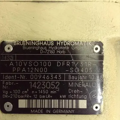 USED BRUENINGHAUS HYDROMATIK A10VSO100DFR1/31RPPA12N00-SO405