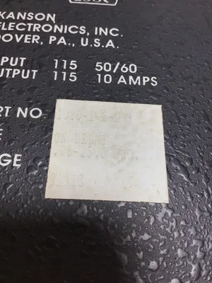 Kanson Electronics 1010-1-H-1-2 Timer Off Delay 50/60Hz 10Amps 1/6HP