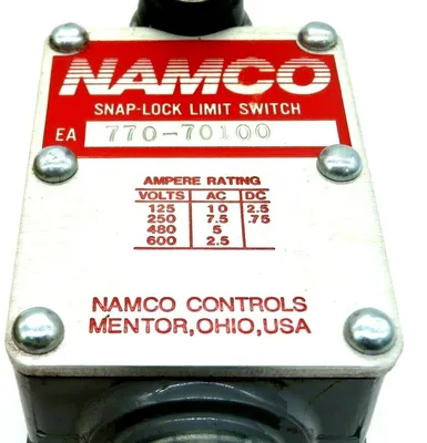NEW NAMCO EA770-70100 SNAP LOCK LIMIT SWITCH EA77070100