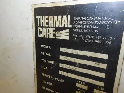 Thermal Care RA090804 Accutherm Temperature Controller 460V 3Ph 3/4Hp Aquatherm