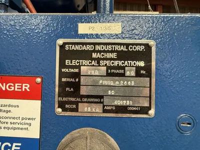 STANDARD INDUSTRIAL AS375-12 Power Squaring Shears (Inch) | Norcal Machinery (7)