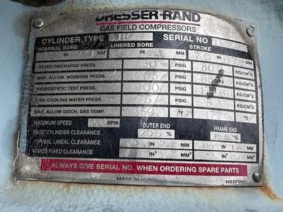 USED DRESSER RAND 7MOS-4