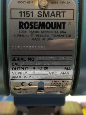 New | in-Stock ROSEMOUNT 1151DP3S12B1 Pressure Transmitters Ohio US | Surplus Asset Holdings #1227923