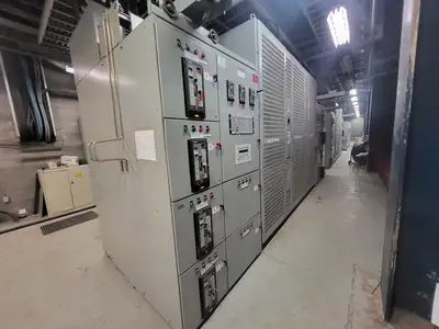 6000/9000 kVA Transformer, 3-Ph, 13800V HV, 600Y/347V LV w/ Switchgear Unit