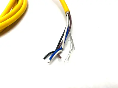 USED ALLEN-BRADLEY SER. B STRAIGHT DC MICRO QD CORDSET 5-PIN FEMALE