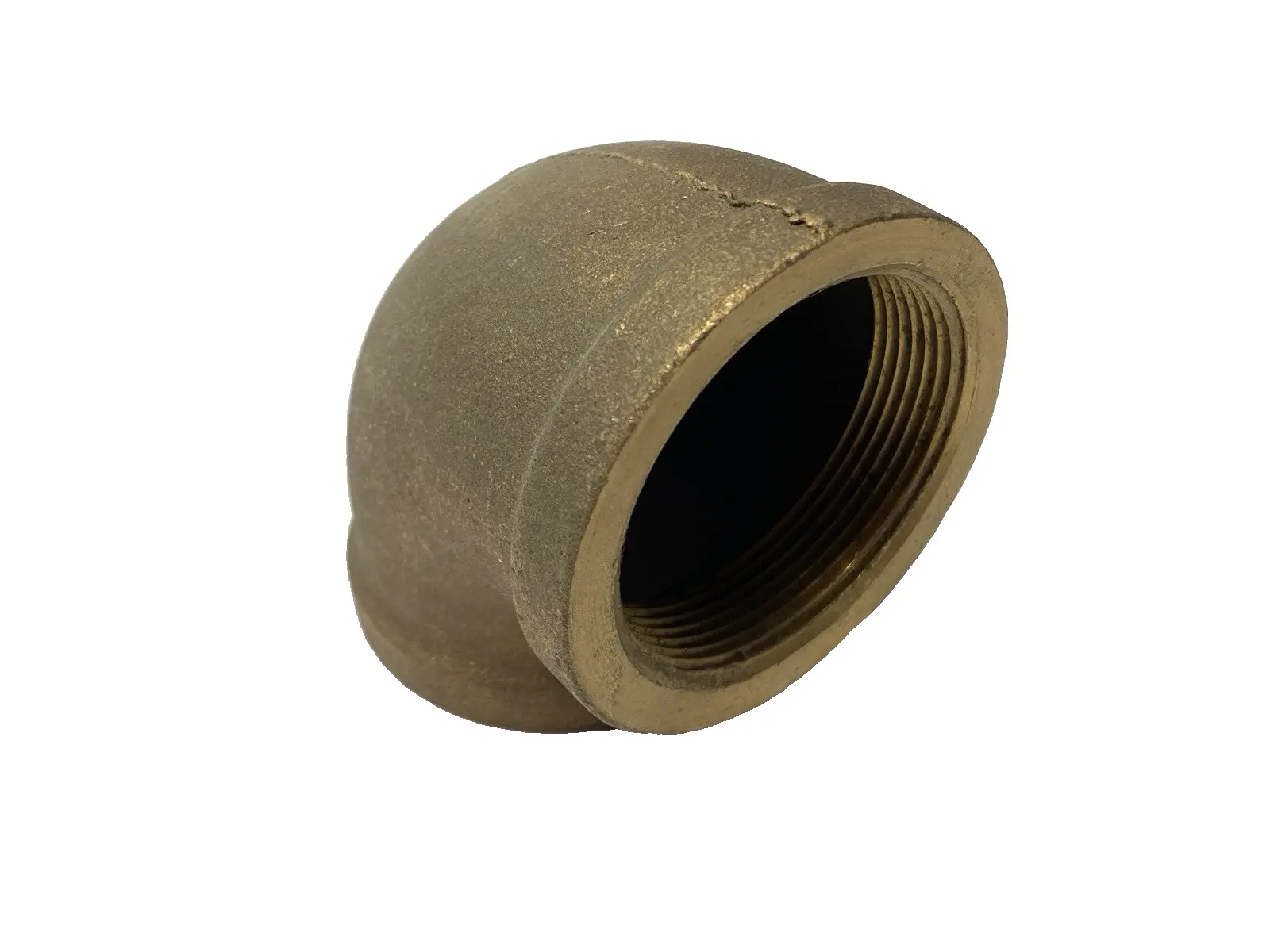 Right-Angle 2-1/4" NPT Brass Elbow - New Other