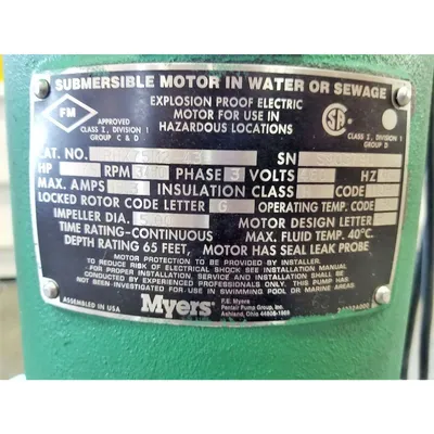 New | in-Stock F. E. MYERS 4RHX Centrifugal Pumps West Virginia US | JM Industrial #1171609